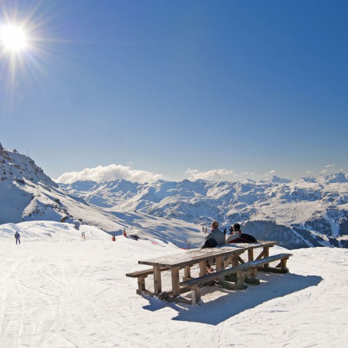 uitzicht skigebied val thorens