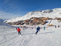 Piste richting val thorens